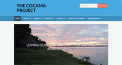 Desktop Screenshot of cocamaproject.org